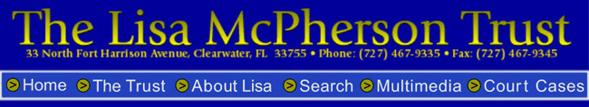 Navigation Bar,  Lisa McPherson Trust, 33 N. Fort Harrison, Clearwater, FL 33755, 727-XXXX